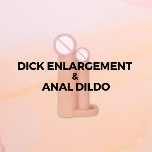 The Dick Enlargement is a penis extender and anal dildo, all rolled into one. It's the perfect addition to your sex toy collection to spice things up in the bedroom.