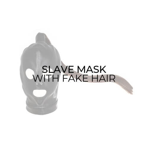 Unleash Your Wildest Desires with the 'Slave Mask with Fake Hair'! Explore Playful Fantasies & Intimate Adventures. Discreet Shipping. Dive In Today!