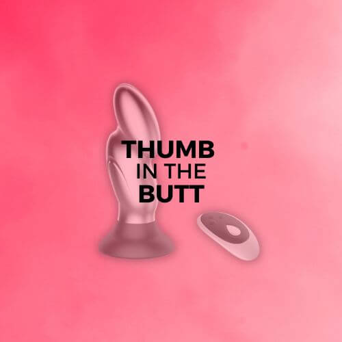 The "Thumb in The Butt" is a unique toy designed for both men and women to explore their anal pleasure. It's made of silky smooth silicone, which makes for comfortable and easy insertion. 