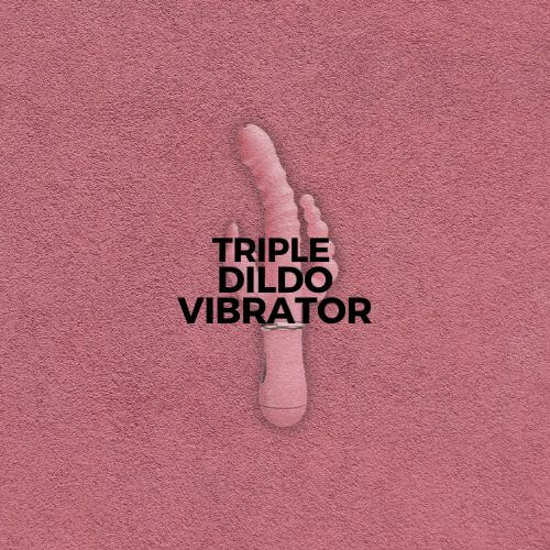 The Triple Dildo Vibrator is a versatile sex toy that can be used in many ways. Whether you want to stimulate your clitoris, G-spot, or anus, this vibrator has you covered.