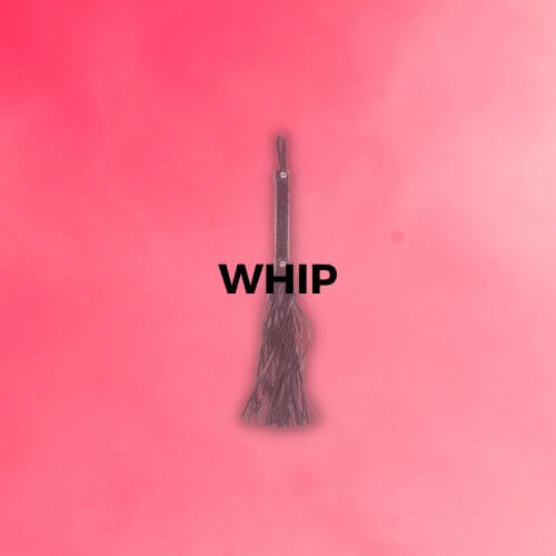 WHIP is a high-quality whip designed specifically for bondage play. Whether you're a beginner or an experienced player, WHIP is the perfect tool to help you explore the world of BDSM.