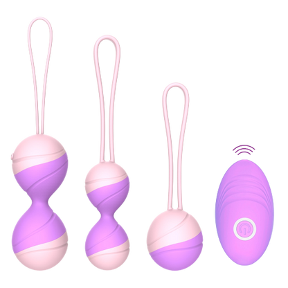 With these Kegel Balls, you will feel invincible, as they will not only provide you with physical well-being but also help you keep your pelvic floor muscles exercised, ensuring strong and intense orgasms every time. Thanks to their convenience and practicality, you can carry and wear them wherever you want, and with the remote control, you can activate them whenever you want with the utmost discretion, in fact, their noise is very low, under <50dB.