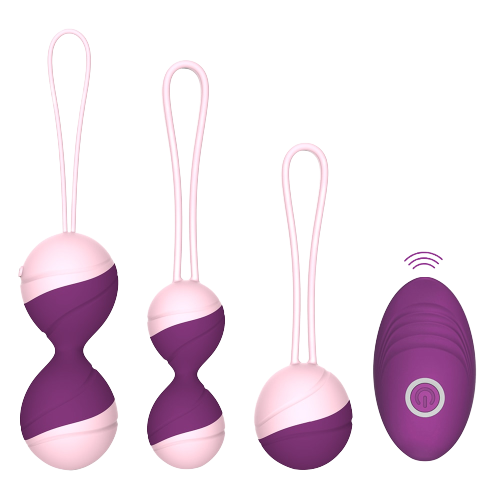 With these Kegel Balls, you will feel invincible, as they will not only provide you with physical well-being but also help you keep your pelvic floor muscles exercised, ensuring strong and intense orgasms every time. Thanks to their convenience and practicality, you can carry and wear them wherever you want, and with the remote control, you can activate them whenever you want with the utmost discretion, in fact, their noise is very low, under <50dB.