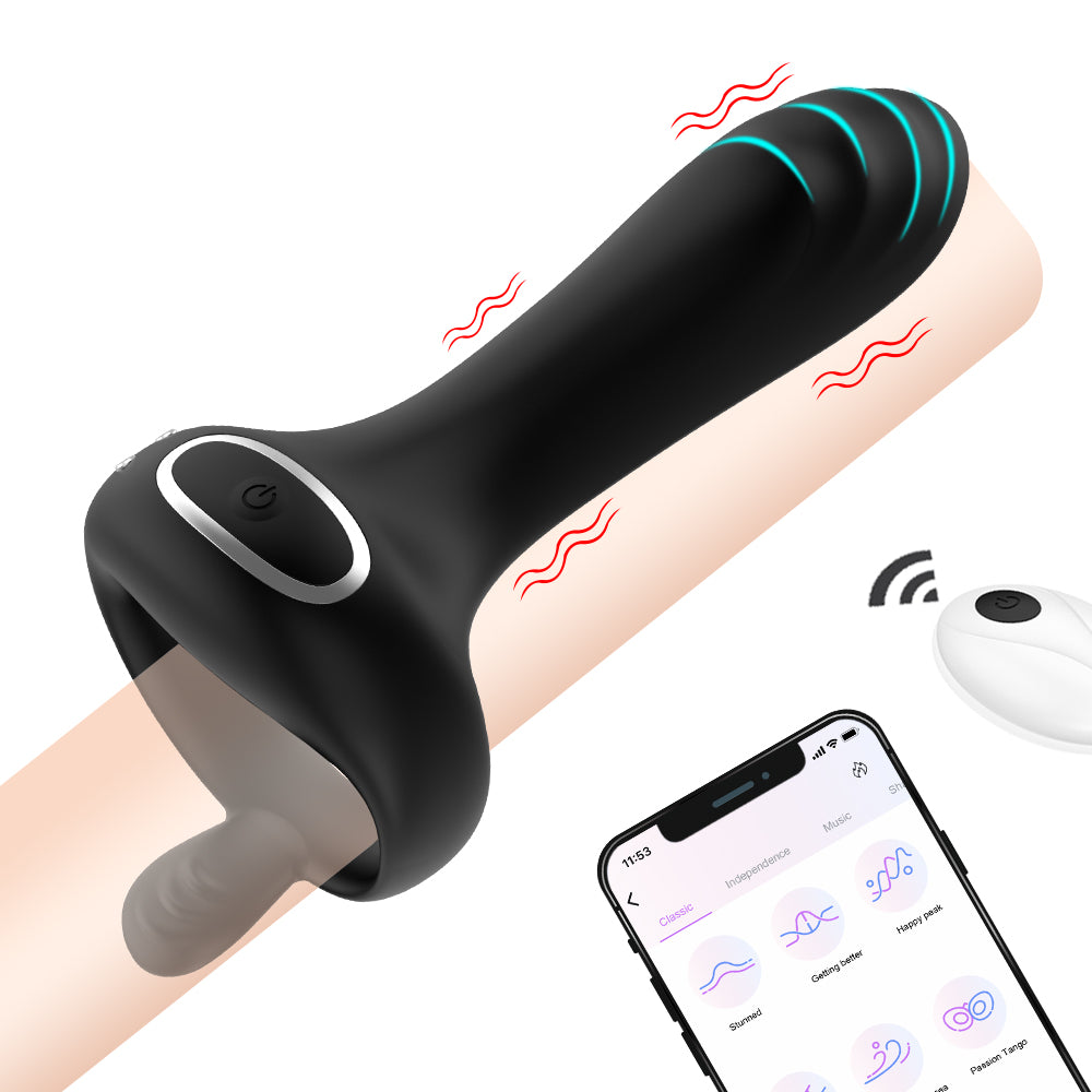 Experience an electrifying journey with our Vibrating Penis Ring. With 10 thrilling modes, convenient APP or remote control, and discreet packaging, it's designed for unforgettable pleasure.