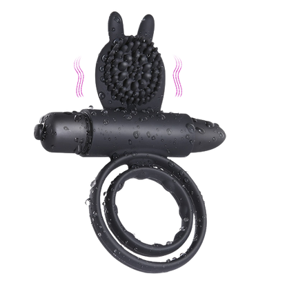 Made from medical-grade silicone and ABS, it's not only safe but also certified with CE. Worried about noise? Don't be! This penis ring it's less than 50 dB, keeping your intimate moments private.