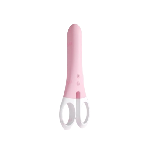  This innovative vibrator is shaped like a pair of scissors and comes in a gorgeous pink color. Made with high-quality silicone, this toy offers a silky-smooth texture that feels amazing against your skin.  With 10 different vibration modes to choose from, you can customize your experience to suit your mood and desires. And with its app control feature, you can easily adjust the settings from your phone for ultimate convenience.  This vibrator is also waterproof with an IPX6 rating. with its USB charging