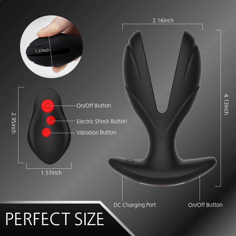 This anal expander is recommended for those who are not easly satisfied and are always looking for new sensations and types of pleasure. Extremely safe and comfortable, this expander in addition to its vibrating function with 8 different modes, will offer you moments of extreme pleasure even with 8 different electrical pulsations. The jolt of pleasure.