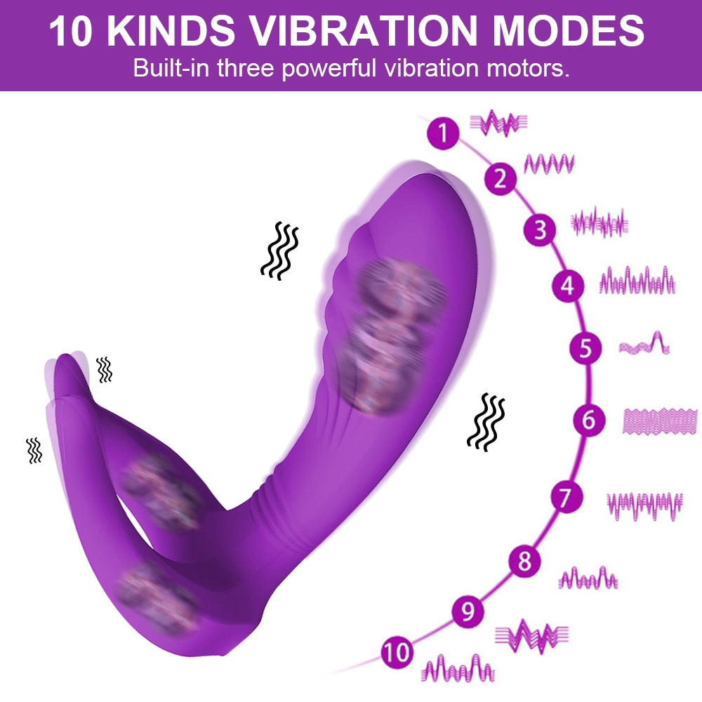 Dive into a world of ecstasy with our versatile stimulator! Experience 10 thrilling vibration modes and wireless control. Get ready for a pleasure-packed adventure!