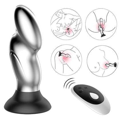 Thumb in the Butt - Vibrating Silicone Anal Sex Toy - With 10 powerful vibration settings to choose from, you can customize your experience to suit your desires. The silky smooth silicone material and ergonomic design make for comfortable and easy insertion, while the waterproof design allows for fun in the shower or bath. The convenient remote control allows for easy operation and you can also share control with a partner