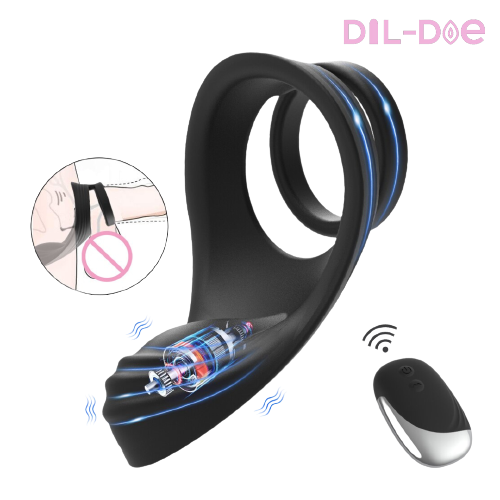 Have fun stimulating your penis, prostate and testicles with this Vibrating Dick Ring. This penis ring offers you 10 different vibrations, with a compact and extremely elastic design, in fact you can shape it to stimulate different sensitive points. And if you are a couple, you can both play with it.  DISCREET PACKAGING  Materials: Medical Silicone & ABS Measures: 3.6" * 2" (12cm * 6.7cm) Weight: 2.6oz (74.4g) 10 Vibration modes Certifications: CE, RoHS, 3C USB charging Waterproof: Yes