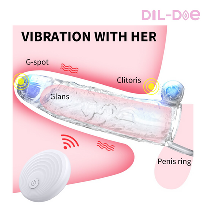 Experience extra size, lifelike sensations, and 10 powerful vibrations with our game-changing Dick Increaser. Dive into pleasure today!