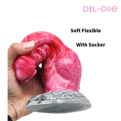 Dragon Dildo - A Fantasy Anal Plug with Strong Suction Cup, with huge and thick measures.