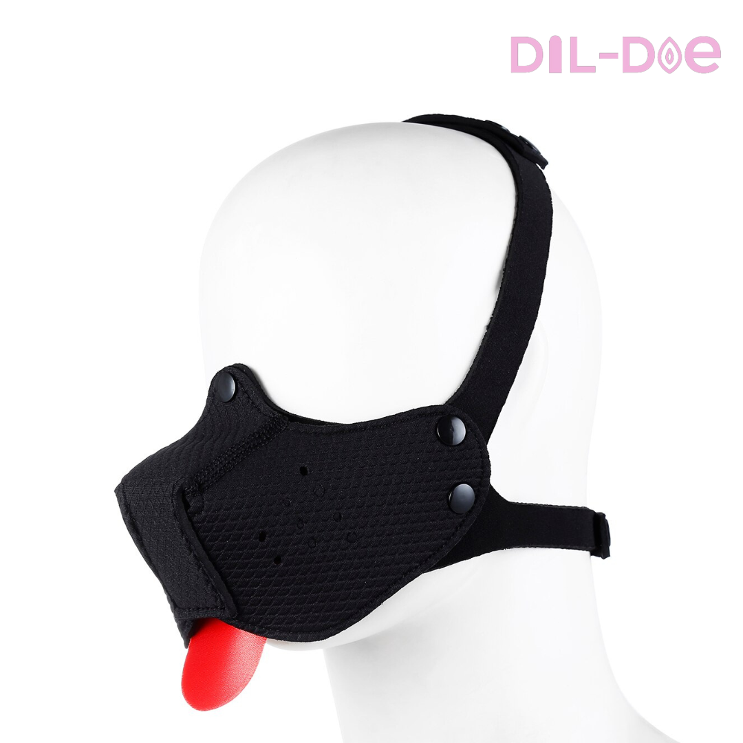 Doggy Kit Bondage - Mask, Collar & Anal Plug Tail