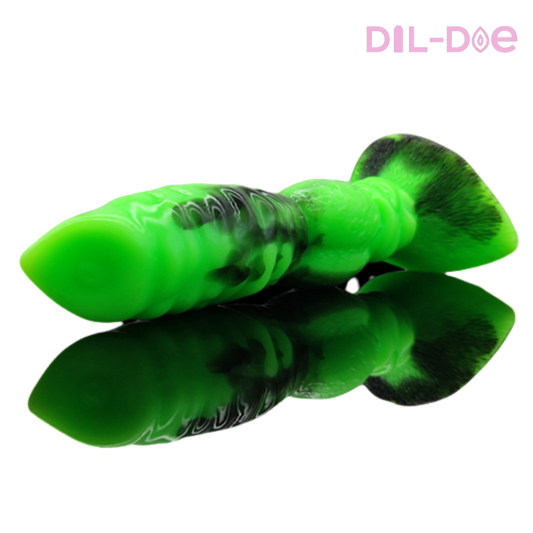 Whether it's the crocodile or the bull, you will have a wild and primitive experience from both of them.  DISCREET PACKAGING  Material: Medical Silicone Measures: 8.4" *2" (21.5cm * 5cm) Waterproof: Yes