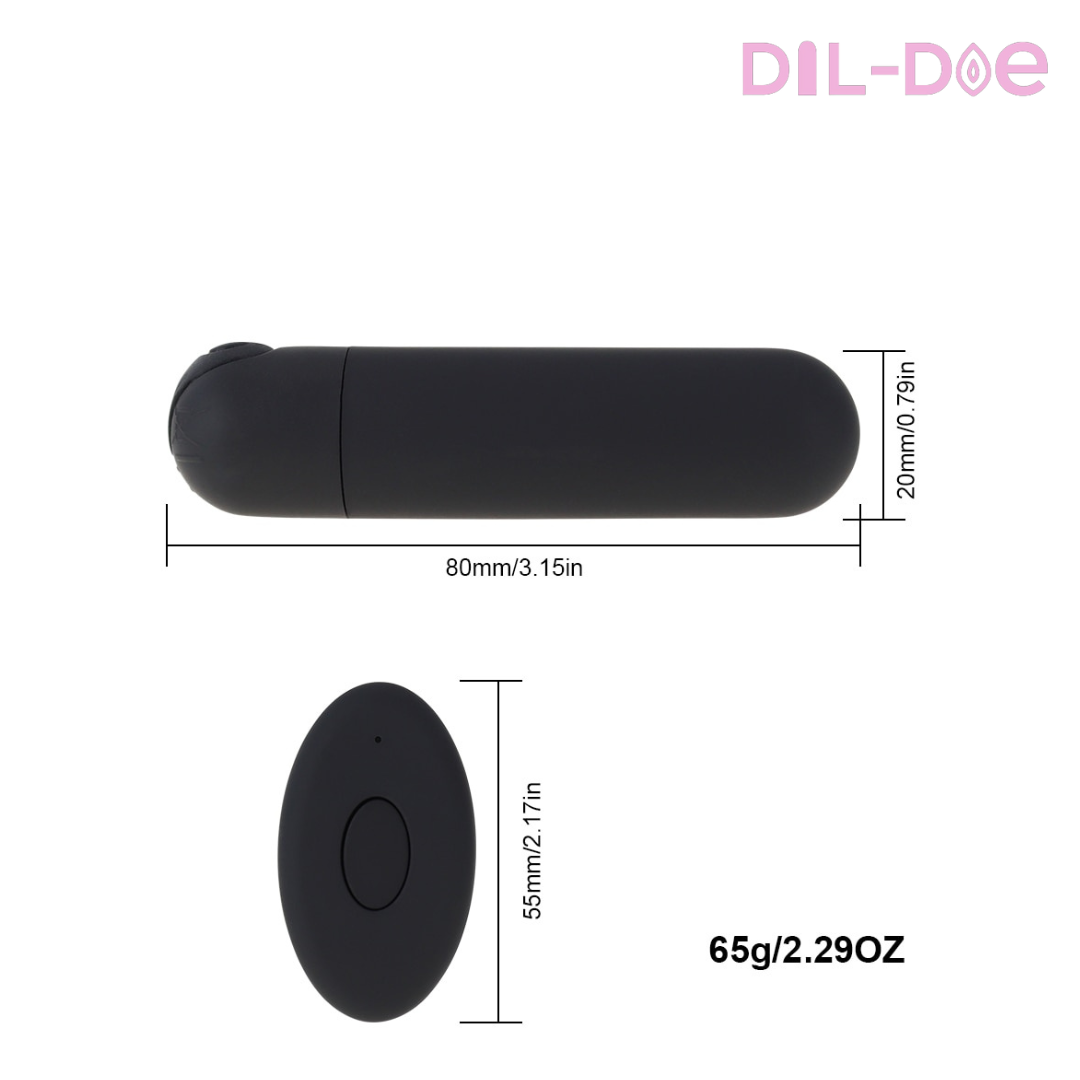MINI black bullet Vibrator - Your Secret Bullet Sex Toy - This mini bullet vibrator is capable of stimulating all your sensitive points, and its appearance is not attributable to a sex toy. Size doesn't matter, but this Mini Vibrator do!