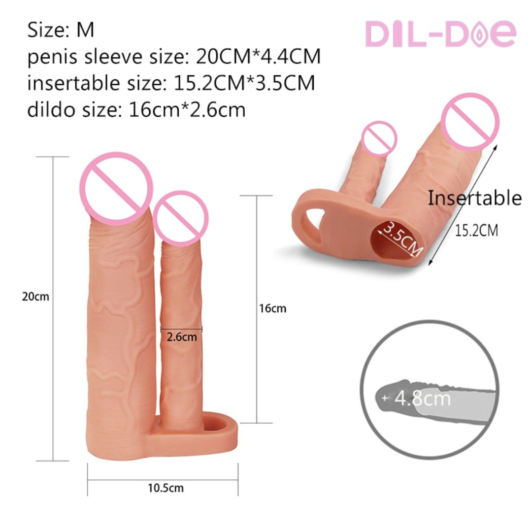 Boost confidence, pleasure, and excitement with our Penis Extender + Anal Dildo combo. Get ready for unforgettable adventures!