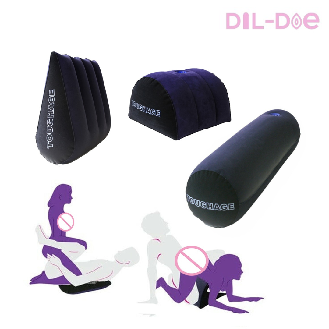 Sex Cushions - Comfortable Outdoor & Indoor Sex Positions - The cushions are flexible, easy to clean and made of high-strength TPU. The opening in the center of the seat allows you to get closer and go deeper than ever, for maximum penetration and maximum pleasure! Best of all, they are discreet enough to pass as a regular chair or stool in your bedroom.