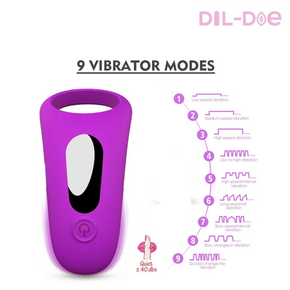 Explore sensational pleasure with our 2in1 Vibrating Dick Ring, featuring 9 modes, waterproof design, and USB charging for an unforgettable intimate experience.