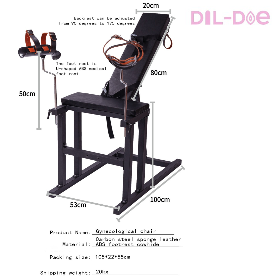 Slave Chair - BDSM Sessions Master & Slave Sex for Couples - The chair is made of highly ergonomic materials and can be adjusted to offer the most comfortable posture, as well as being extremely durable.