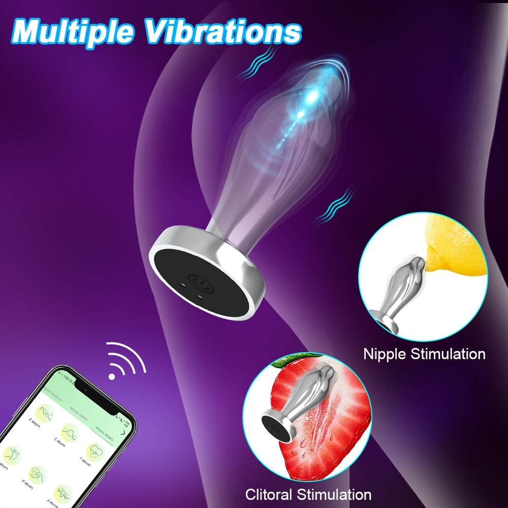 Designed for both solo and couples play, this vibrator is made from premium stainless steel for a smooth and comfortable experience. It features 7 powerful vibration modes, allowing you to customize your pleasure and explore new sensations. And with the convenience of being controlled through an app on your mobile device, you can adjust the vibration settings and intensity even when your partner is away, or vice versa. The vibrator is also waterproof, making it perfect for use in the shower or bath.