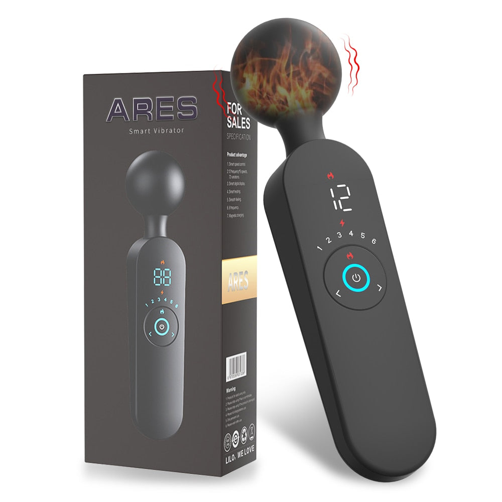Start experiencing real orgasms with this portable massager and vibrator, with an adjustable design and built-in intelligent heating function, guaranteeing you moments of high quality sexual pleasure.  DISCREET PACKAGING  Waterproof: Yes Measures: 8.5" * 2" * 1.7" (21.6cm * 5cm * 4.4cm) USB Magnetic Charging Materials: Silicone & ABS 12 Modes 6 Speeds Certification: CE Low Noise: <50dB Heating Time: About 5 Minutes