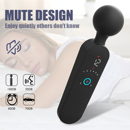 Start experiencing real orgasms with this portable massager and vibrator, with an adjustable design and built-in intelligent heating function, guaranteeing you moments of high quality sexual pleasure.  DISCREET PACKAGING  Waterproof: Yes Measures: 8.5" * 2" * 1.7" (21.6cm * 5cm * 4.4cm) USB Magnetic Charging Materials: Silicone & ABS 12 Modes 6 Speeds Certification: CE Low Noise: <50dB Heating Time: About 5 Minutes